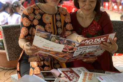 Những hình ảnh về “Ngày hội đọc sách” của các em học sinh và giáo viên trường TH Ngô Gia Tự