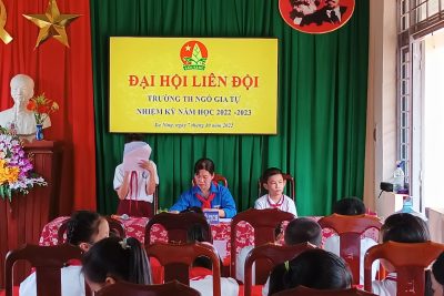 Thực hiện Chương trình công tác Đội và phong trào thiếu niên, nhi đồng năm học 2022-2023