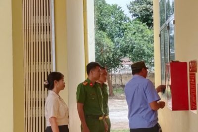 TRƯỜNG TIỂU HỌC NGÔ GIA TỰ ĐÓN ĐOÀN KIỂM TRA CÔNG TÁC PCCC CỦA CÔNG AN TỈNH ĐẮK LẮK